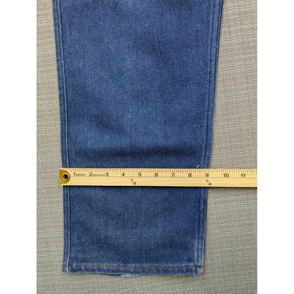 Levis Jeans Mens 40x28 Blue Medium Wash Relaxed Straight Denim Pants Casual